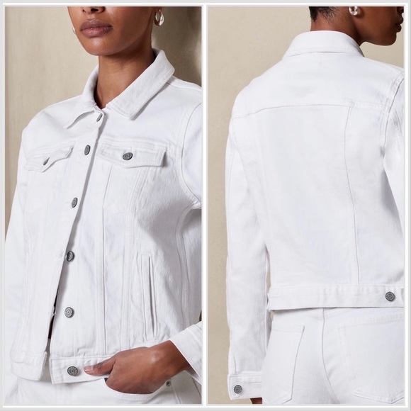 GAP Jackets & Blazers - GAP Women’s Classic White Denim Jacket in Pure White